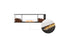 Ecosmart Fire Flex 78PN.BX2 Peninsula Fireplace Insert - Black Finish / Black Burner - ESF.FX.78PN.BX2.B